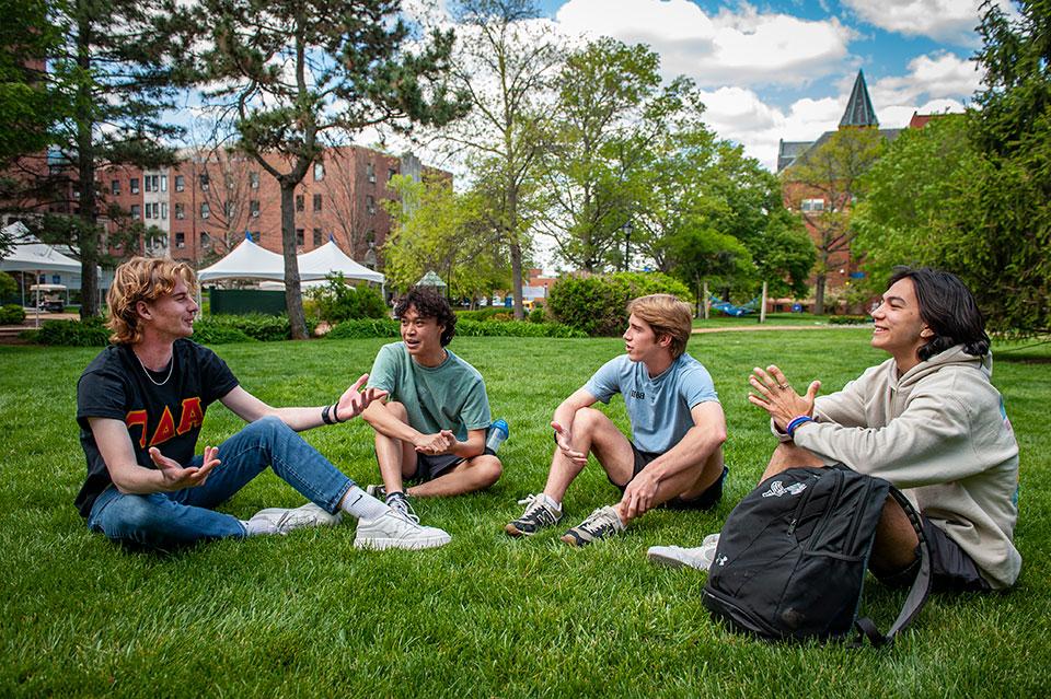 No matter what fraternity you join, you become a part of a larger community that provides a lasting impact to the 博彩网址大全 Community and surrounding St. Louis area. 