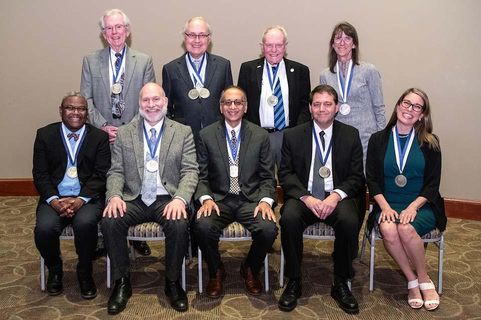 Saint Louis University held its 2024 Investiture Ceremony on March 7, marking the accomplishments of 21 distinguished faculty members across four academic units and honoring the donors whose philanthropic generosity has established endowed positions. Photo by Steve Dolan.
