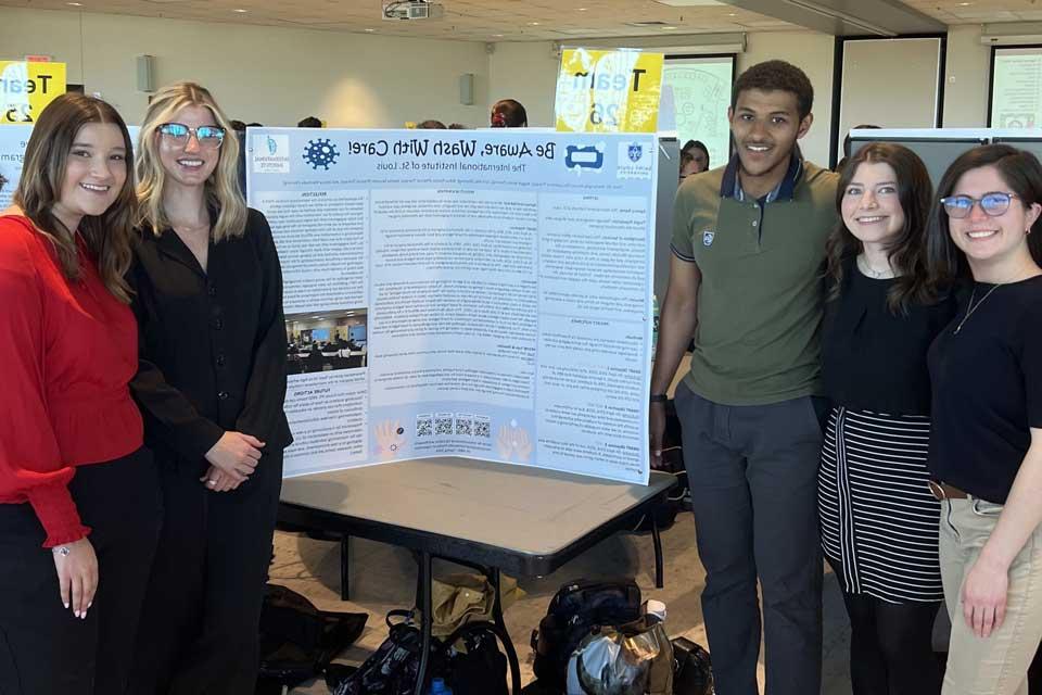 Interprofessional Education students present student research